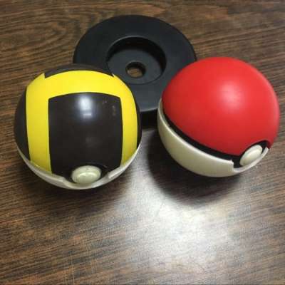 High Quality Promotional Pokemon shape stress ball Pokemon ball