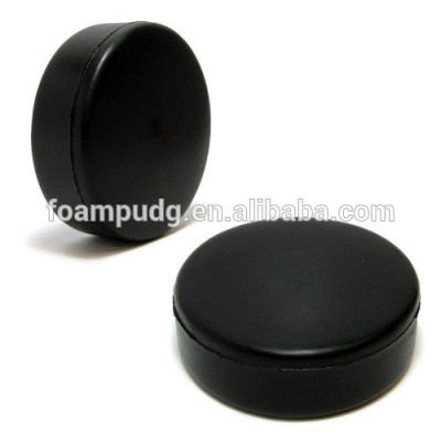 2015 new design and high quality pu stress high glossy puck ball